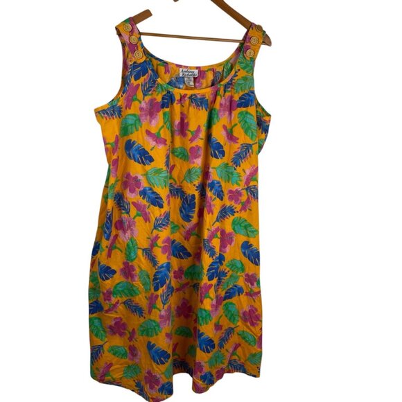 Anthony Richards Lot of 2 House Patio Dress Floral Muumuu Multicolor Size 3X - Picture 12 of 16
